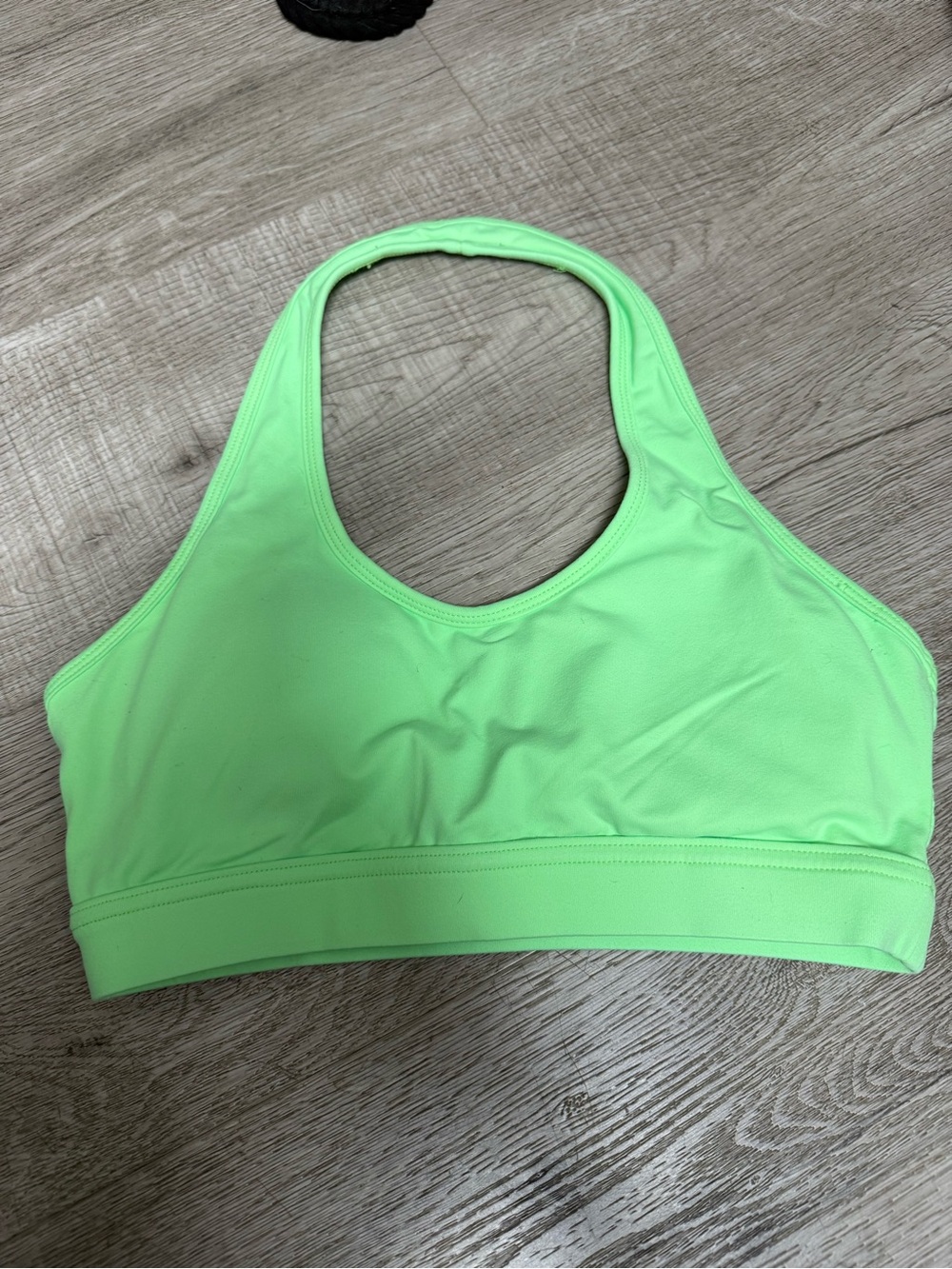 Neon Green Racerback Sports Bra - Women Intimates & Sleepwear